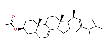 23,24-Dimethyl-7,22-cholestadienol acetate